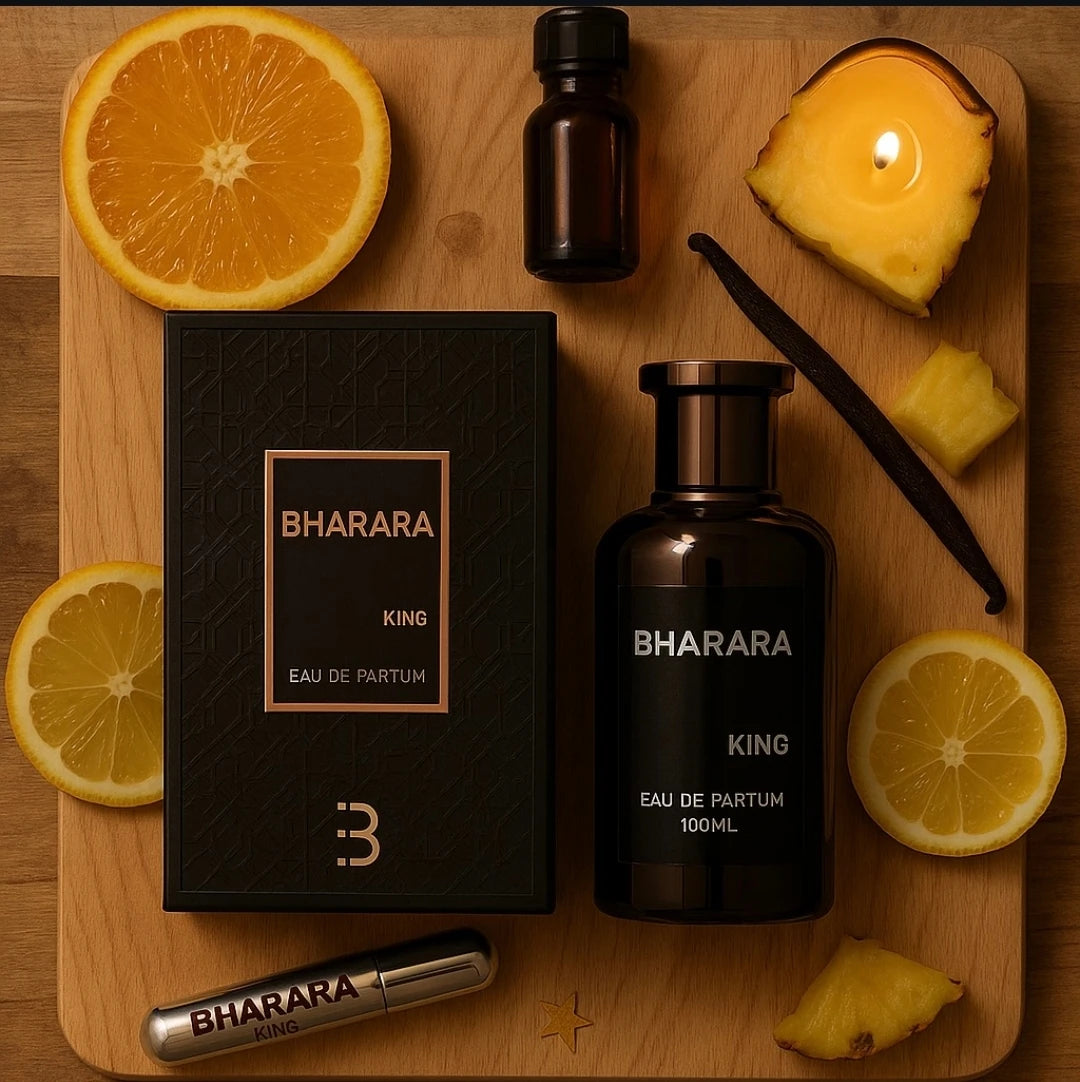 Bharara King Eau De Parfum Spray for Men 3.4 Oz - Fragrance Deodorant Solid Perfume