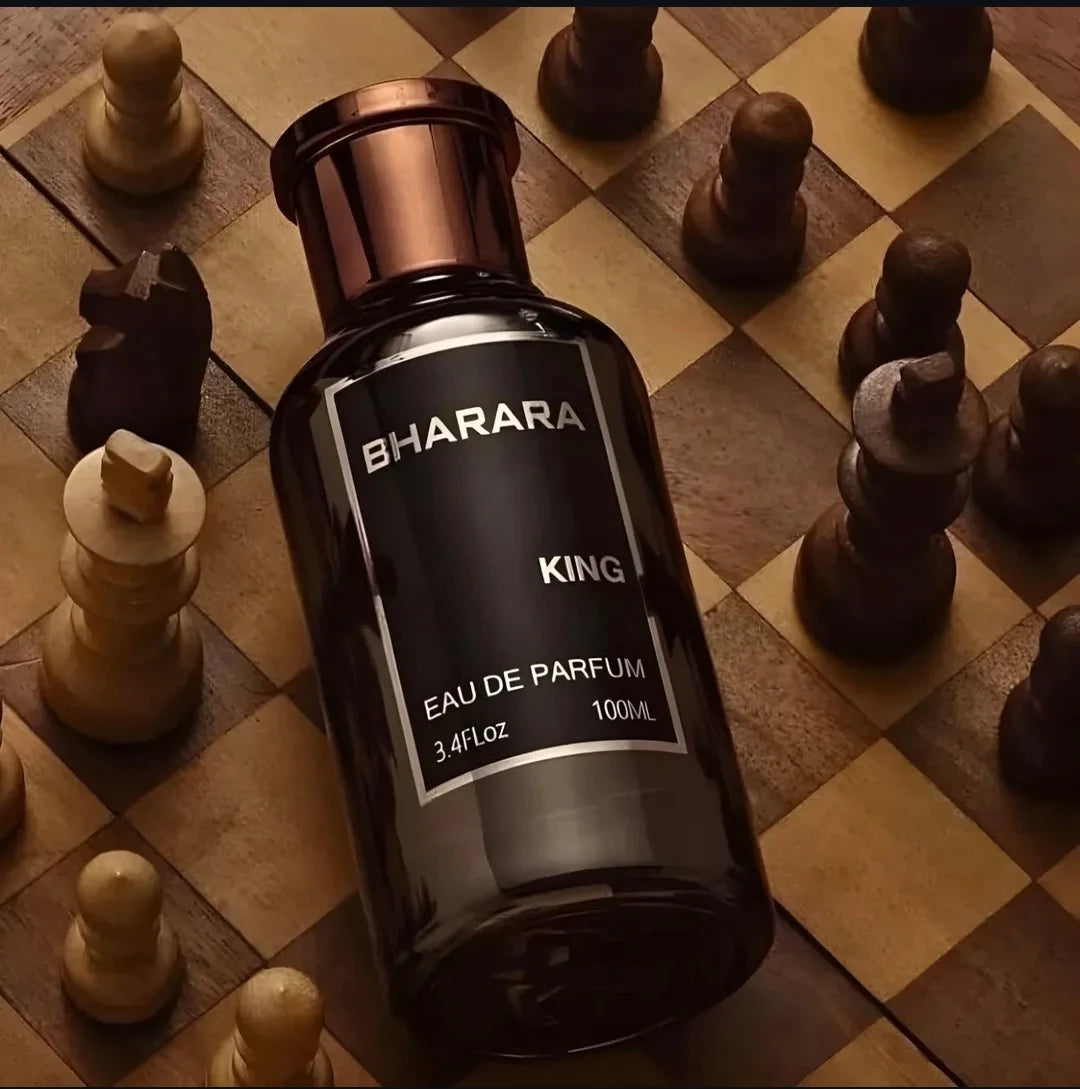 Bharara King Eau De Parfum Spray for Men 3.4 Oz - Fragrance Deodorant Solid Perfume