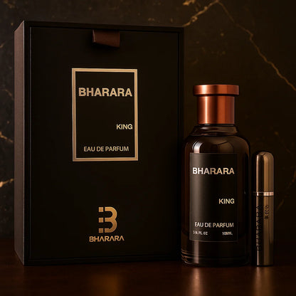 Bharara King Eau De Parfum Spray for Men 3.4 Oz - Fragrance Deodorant Solid Perfume