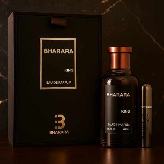 Bharara King Eau De Parfum Spray for Men 3.4 Oz - Fragrance Deodorant Solid Perfume