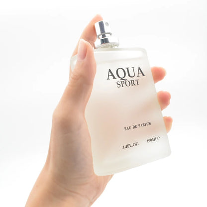AQUA Perfume for Men EDP 100ML 3.4FL.OZ, Aquatic Aromatic Eau de Parfum, Fresh Lime Musk Ocean Fragrance Spray Men‘s Cologne