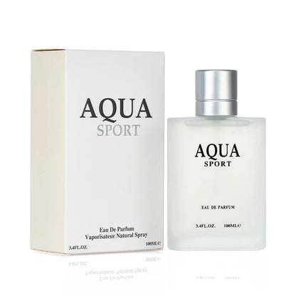 AQUA Perfume for Men EDP 100ML 3.4FL.OZ, Aquatic Aromatic Eau de Parfum, Fresh Lime Musk Ocean Fragrance Spray Men‘s Cologne