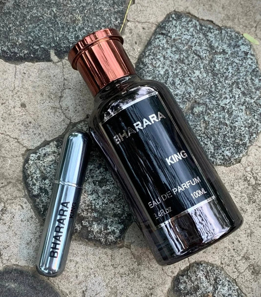 Bharara King Eau De Parfum Spray for Men 3.4 Oz - Fragrance Deodorant Solid Perfume
